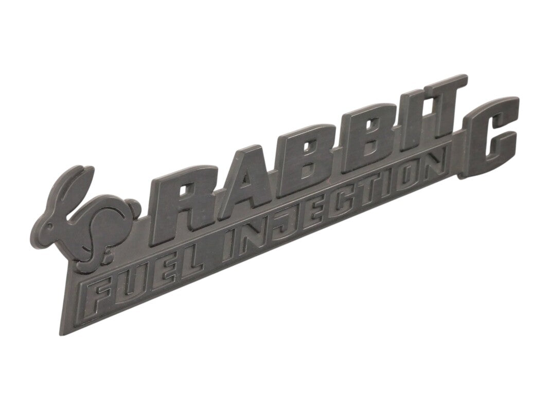 Rabbit Fuel Injection C Hatch Emblem Badge VW Rabbit MK1 - OEM - 171 853 687 AH