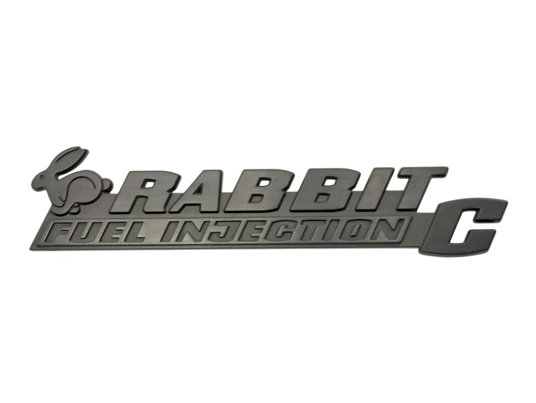 Rabbit Fuel Injection C Hatch Emblem Badge VW Rabbit MK1 - OEM - 171 853 687 AH