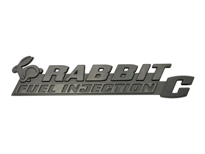 Rabbit Fuel Injection C Hatch Emblem Badge VW Rabbit MK1 - OEM - 171 853 687 AH