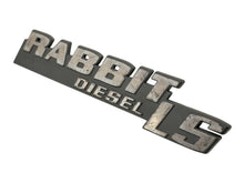 Rabbit LS Diesel Hatch Emblem Badge 75-84 VW Rabbit MK1 - OEM - 175 853 687 M