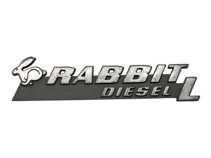 Rabbit Diesel L Hatch Emblem Badge VW Rabbit MK1 ~ Genuine OEM ~ 171 853 687 AJ