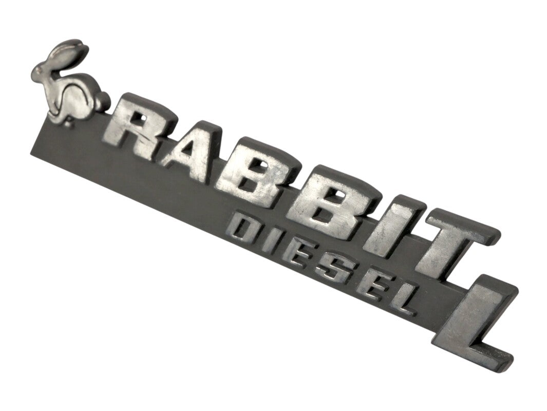Rabbit Diesel L Hatch Emblem Badge VW Rabbit MK1 ~ Genuine OEM ~ 171 853 687 AJ