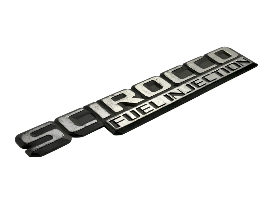 Emblem Badge Trunk Hatch 75-81 VW Scirocco MK2 Fuel Injection - 533 853 687 H
