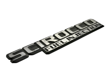 Emblem Badge Trunk Hatch 75-81 VW Scirocco MK2 Fuel Injection - 533 853 687 H