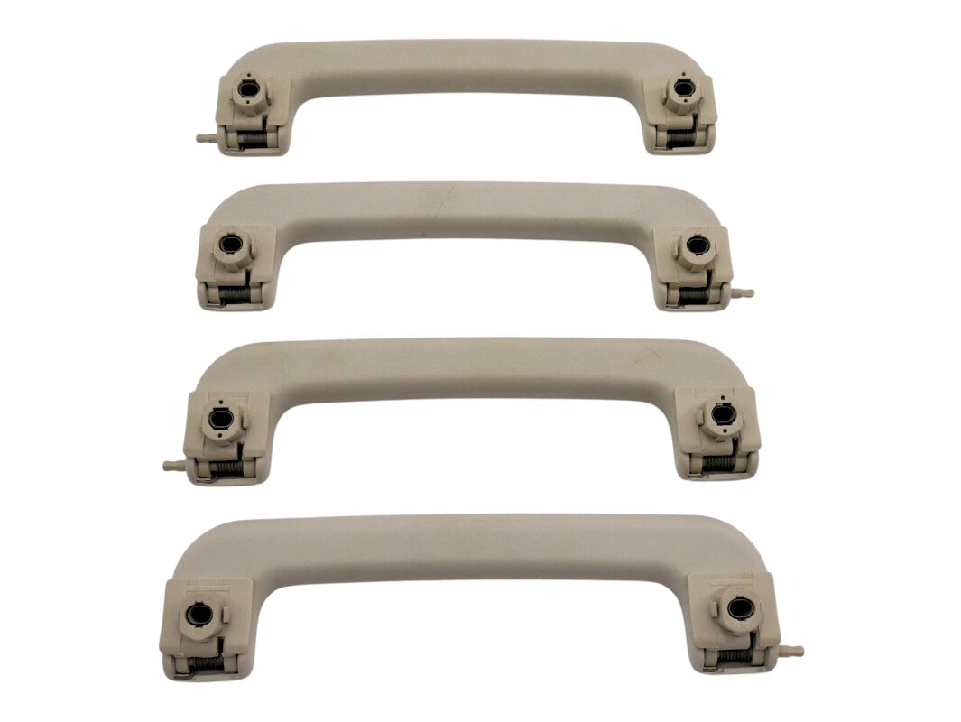 Upper Ceiling Headliner Grab Handle Set 98-99 Audi A6 C5 OEM - 4B0 857 607 / 608