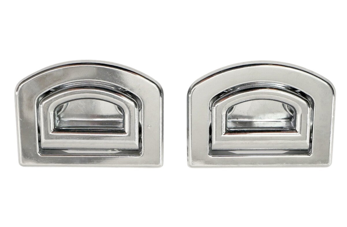 Chrome Trunk Hatch Anchor Hook Set 05-10 VW Jetta Rabbit GTI MK5 - 1K0 864 203