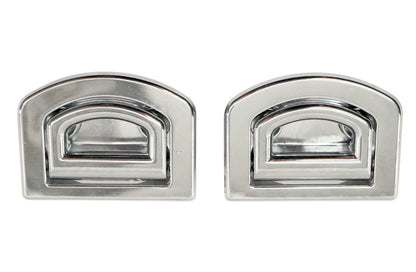 Chrome Trunk Hatch Anchor Hook Set 05-10 VW Jetta Rabbit GTI MK5 - 1K0 864 203