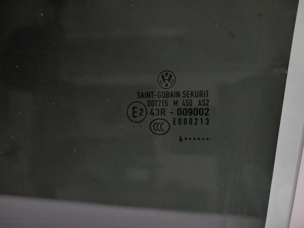 LH Front Exterior Side Window Glass 99-05 VW Golf GTI R32 MK4 2 Door - Genuine -