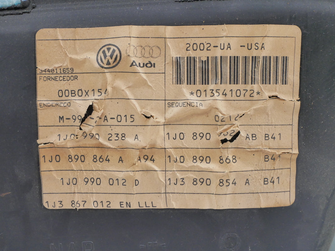 RH Front Leather Door Panel 99-05 VW Golf GTI Mk4 2DR Black - Genuine OEM