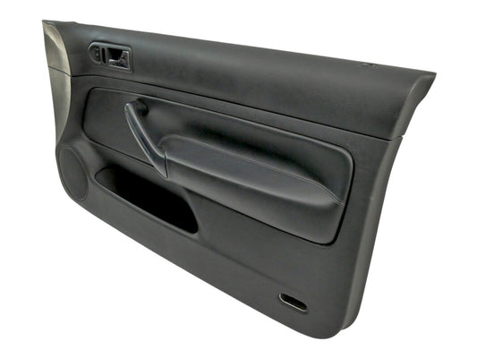 RH Front Leather Door Panel 99-05 VW Golf GTI Mk4 2DR Black - Genuine OEM