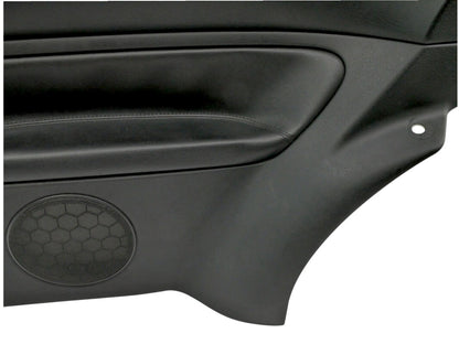 Rear Black Leather Door Side Panel Set 99-05 VW Golf GTI Mk4 2DR - Genuine OEM