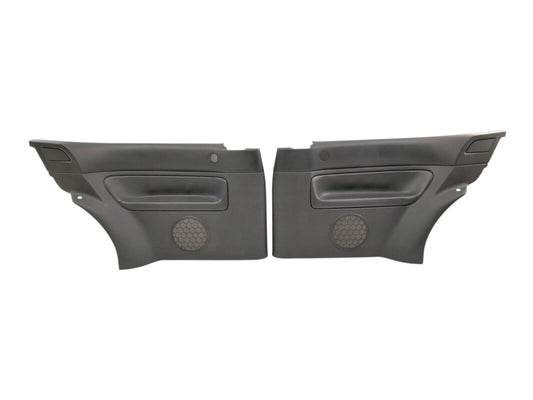 Rear Black Leather Door Side Panel Set 99-05 VW Golf GTI Mk4 2DR - Genuine OEM