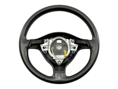 Black Leather 3 Spoke Sport Steering Wheel 99-05 VW Jetta GTI MK4 ~ Genuine OEM