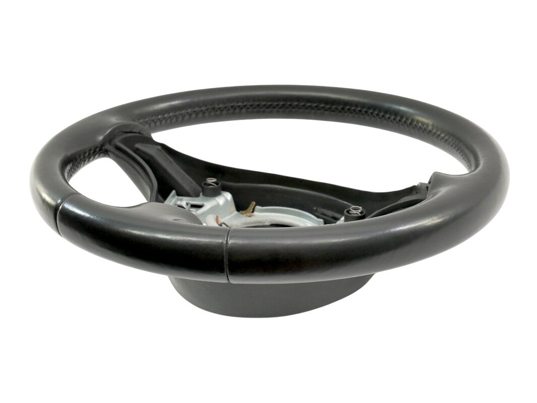 Black Leather 3 Spoke Sport Steering Wheel 99-05 VW Jetta GTI MK4 ~ Genuine OEM