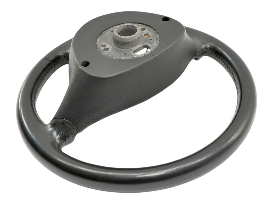 Black Leather 3 Spoke Sport Steering Wheel 99-05 VW Jetta GTI MK4 ~ Genuine OEM
