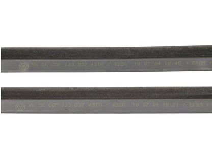 Window Molding Seal Scraper Trim Set 99-05 VW Golf GTI 2 Door MK4 - Genuine