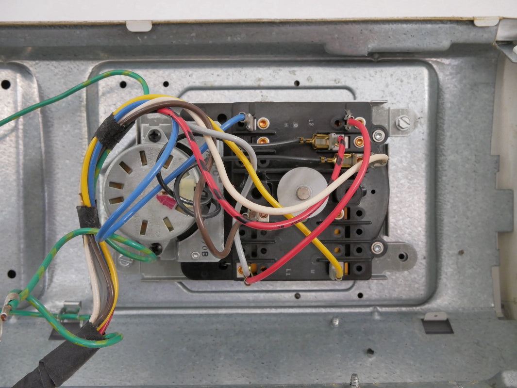 Back Control Panel Board Switch Knob Timer Amana Heavy Duty Dryer 275BEF