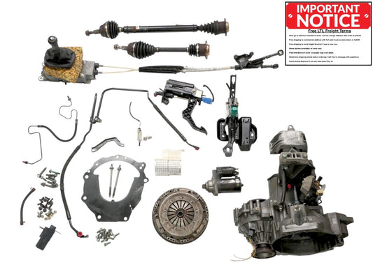 5spd Manual Transmission Swap Parts Kit 99-05 VW Jetta Golf GTI MK4 02J 1.8T EHA