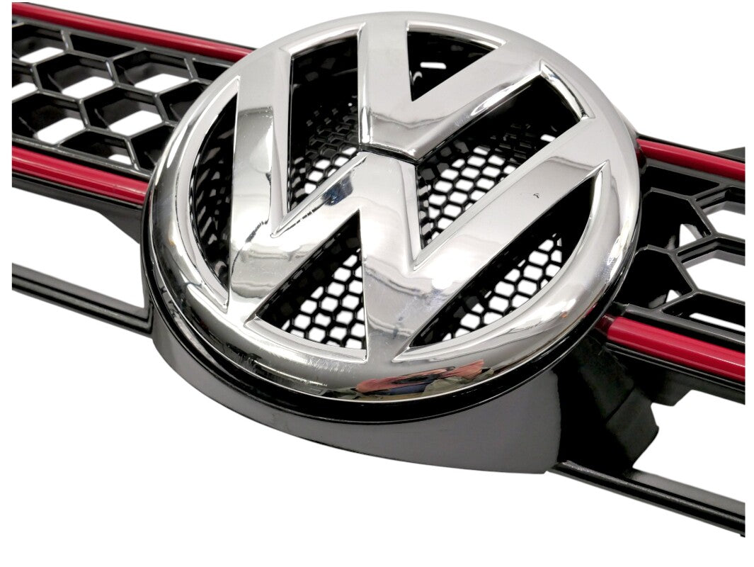 Front Red Grille Grill 10-14 VW GTI MK6 - Genuine OEM - 5K0 853 651 A