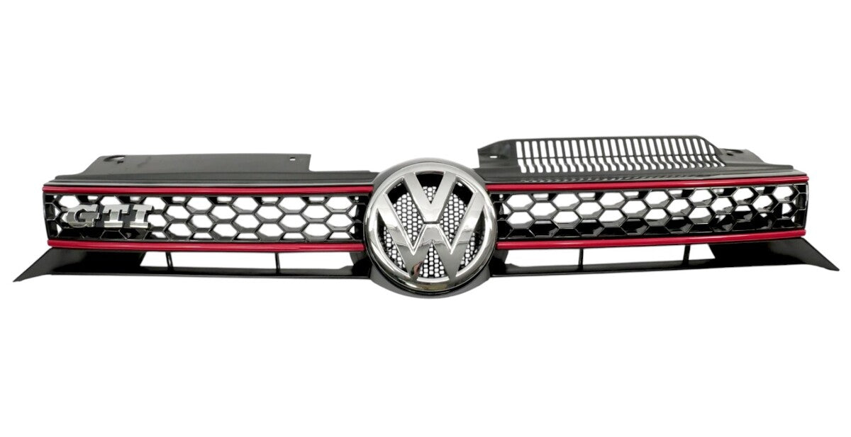 Front Red Grille Grill 10-14 VW GTI MK6 - Genuine OEM - 5K0 853 651 A