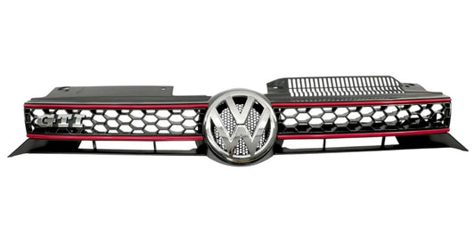 Front Red Grille Grill 10-14 VW GTI MK6 - Genuine OEM - 5K0 853 651 A