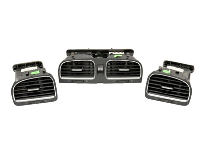Dash Air Vent Set 10-14 VW Jetta Sportwagen Golf GTI MK6 - OEM - 5K0 819 728 N