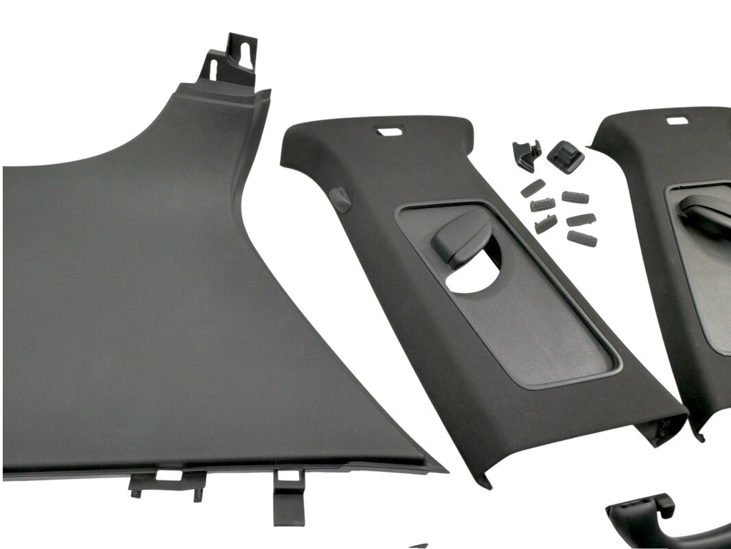 Black Headliner Conversion Kit 10-14 VW Golf GTI MK6 4-Door Sunroof Pillars OEM