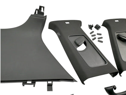 Black Headliner Conversion Kit 10-14 VW Golf GTI MK6 4-Door Sunroof Pillars OEM