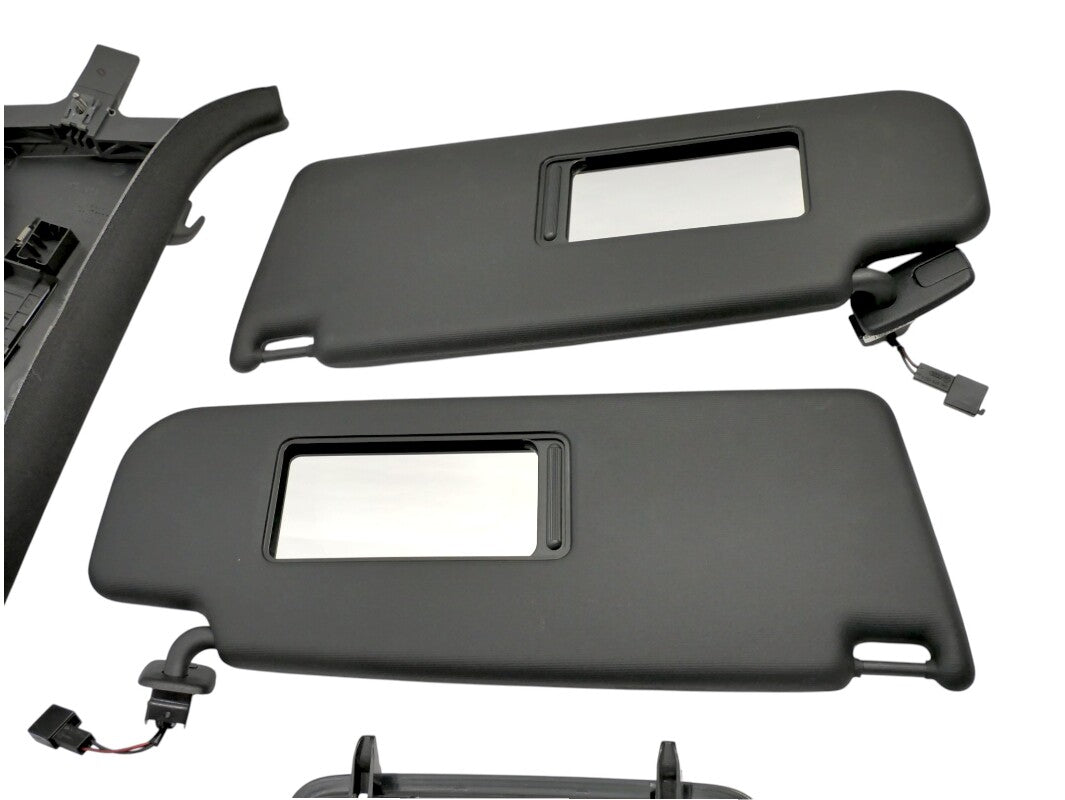 Black Headliner Conversion Kit 10-14 VW Golf GTI MK6 4-Door Sunroof Pillars OEM