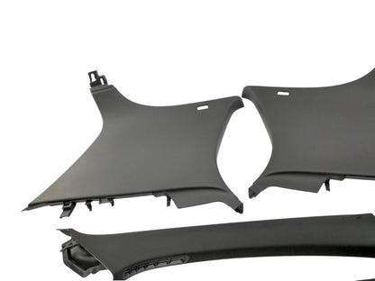 Black Headliner Conversion Kit 10-14 VW Golf GTI MK6 4-Door Sunroof Pillars OEM