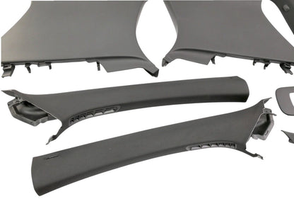 Black Headliner Conversion Kit 10-14 VW Golf GTI MK6 4-Door Sunroof Pillars OEM