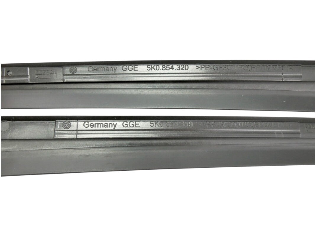 Front Windshield Side Molding Trim Set 10-14 VW Golf GTI MK6 - 5K0 854 319 / 320