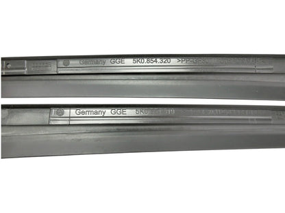 Front Windshield Side Molding Trim Set 10-14 VW Golf GTI MK6 - 5K0 854 319 / 320