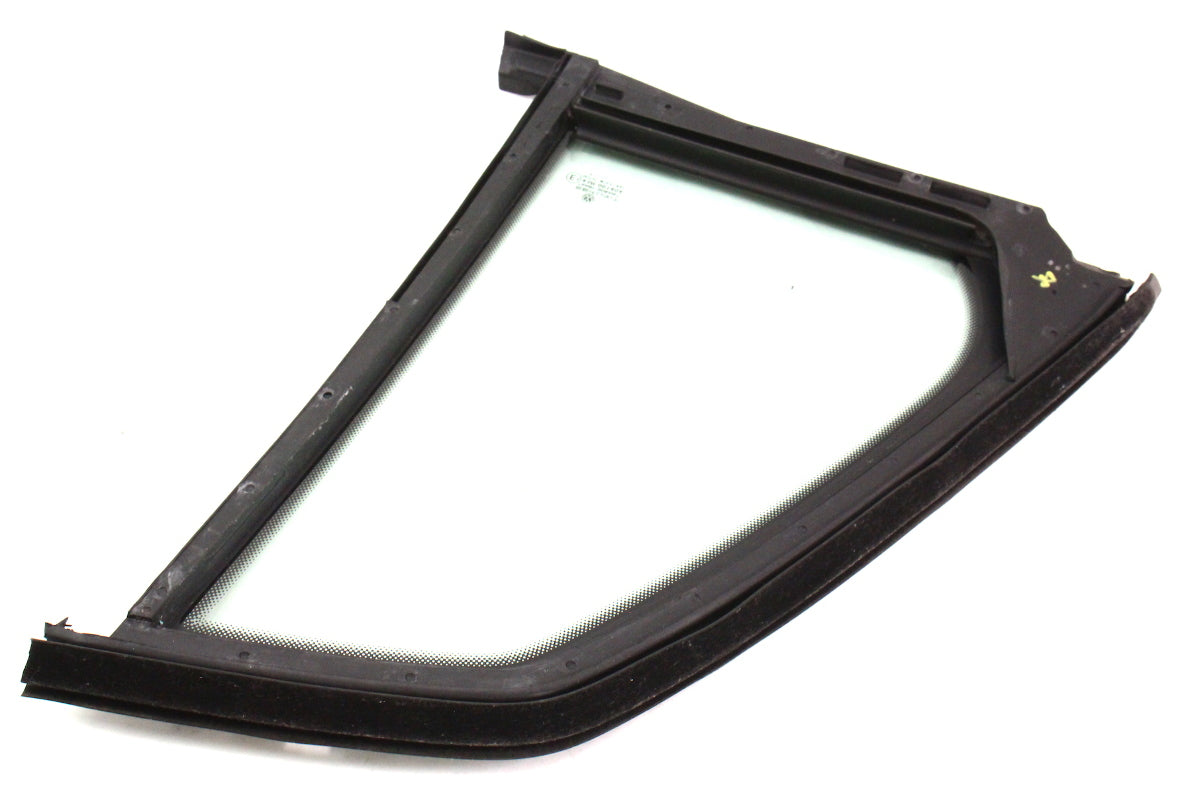 LH Rear Small Quarter Door Side Window Exterior Glass 04-06 VW Phaeton - Genuine