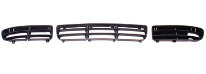 3 Lower Bumper Grills Grilles 99-05 VW Jetta MK4 - Genuine - 1J5 853 665 B & 666 B
