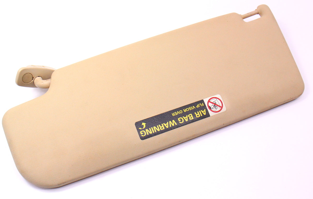 RH Sun Visor 99-05 VW Jetta Golf GL Beetle MK4 Biege Tan Sunvisor 6X0 857 552