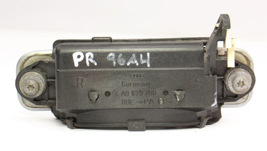 RH Rear Exterior Door Handle 96-99 Audi A4 B5 - Silver - Genuine - 4A0 839 206